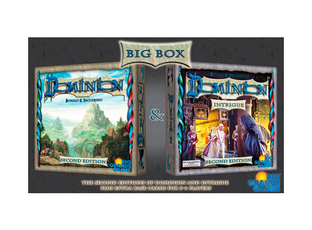 Dominion Big Box Brädspel Second Edition - Grundspel + Intrigue 